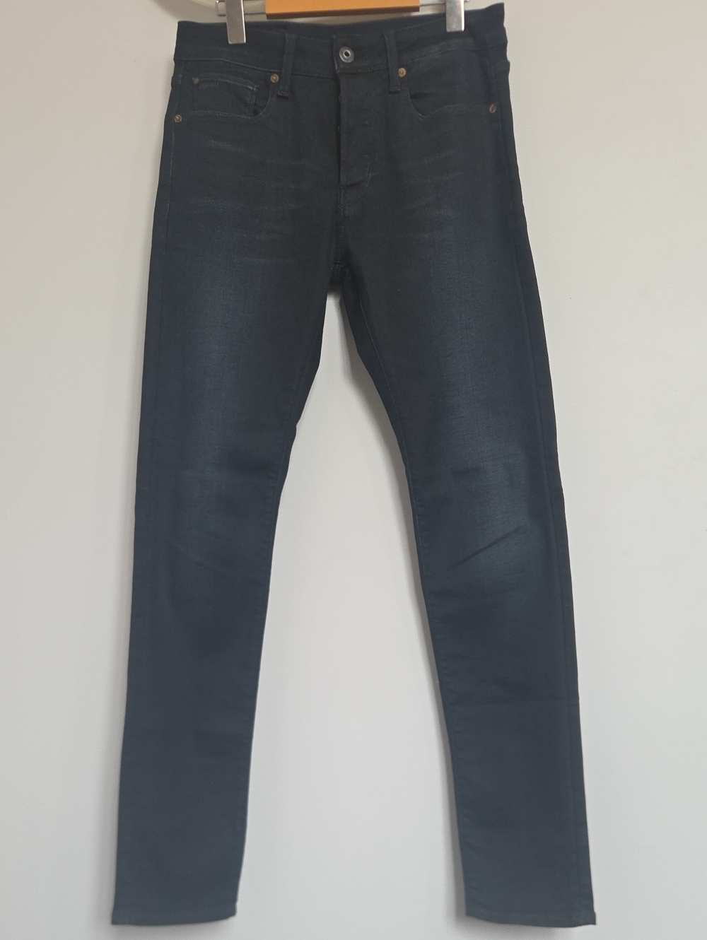 G-Star Men’s Slim Jeans in Dark Blue Size 30 Waist, 34 Length